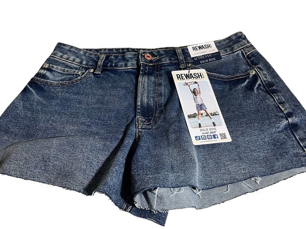 REWASH High Rise A Line Shorts Authentic Stretch 11/30 NWT